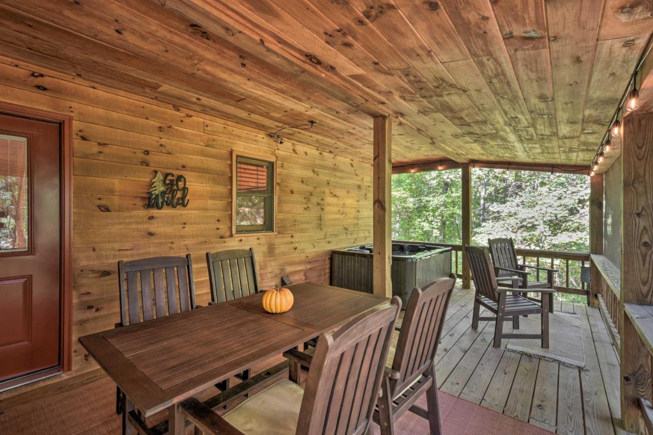 Blue Ridge Cabin Hot Tub, Fire Pit&Grill! Extérieur photo