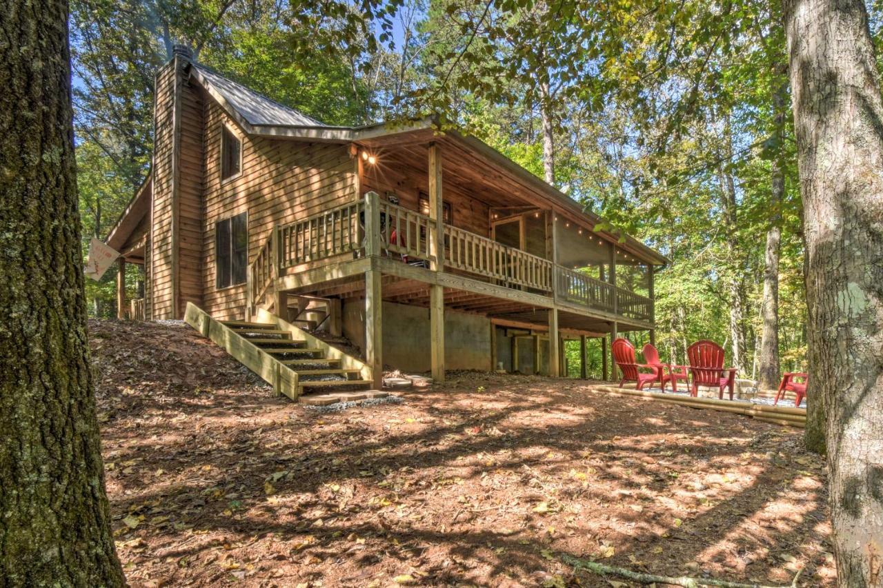 Blue Ridge Cabin Hot Tub, Fire Pit&Grill! Extérieur photo