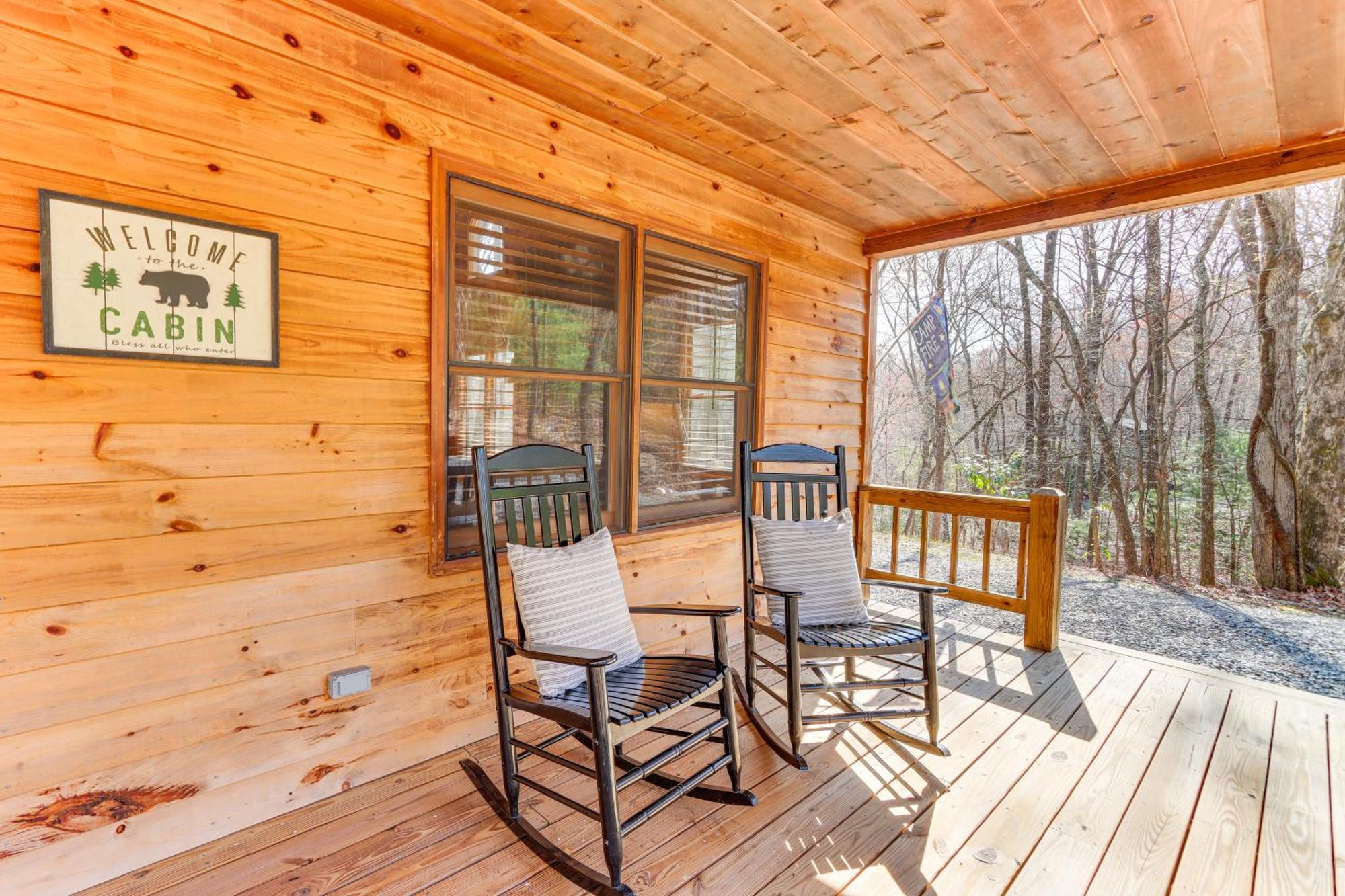 Blue Ridge Cabin Hot Tub, Fire Pit&Grill! Extérieur photo